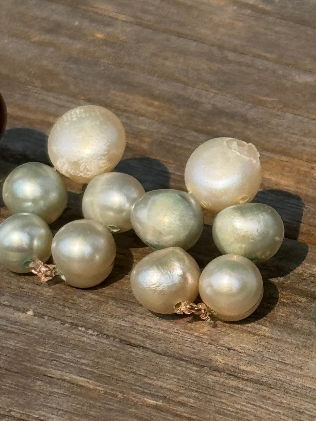 Blue Runner Pearl Earrings