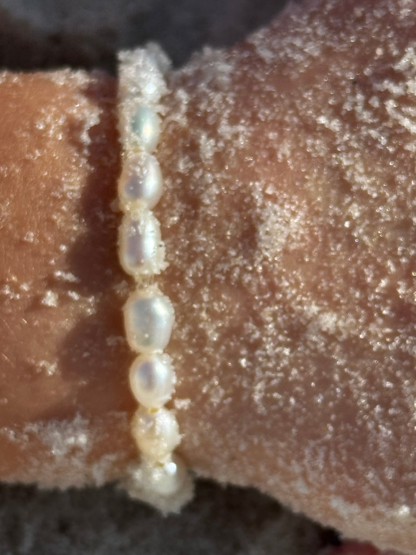 Guppie White Freshwater Pearl Bracelet