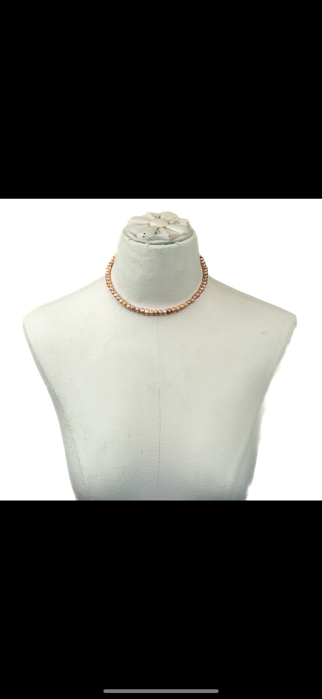 Sweetheart Pink Freshwater Pearl Choker