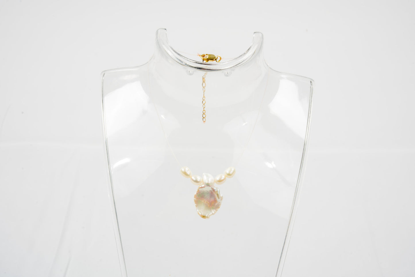 Angelfish Floating Pearl Necklace