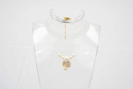 Angelfish Floating Pearl Necklace