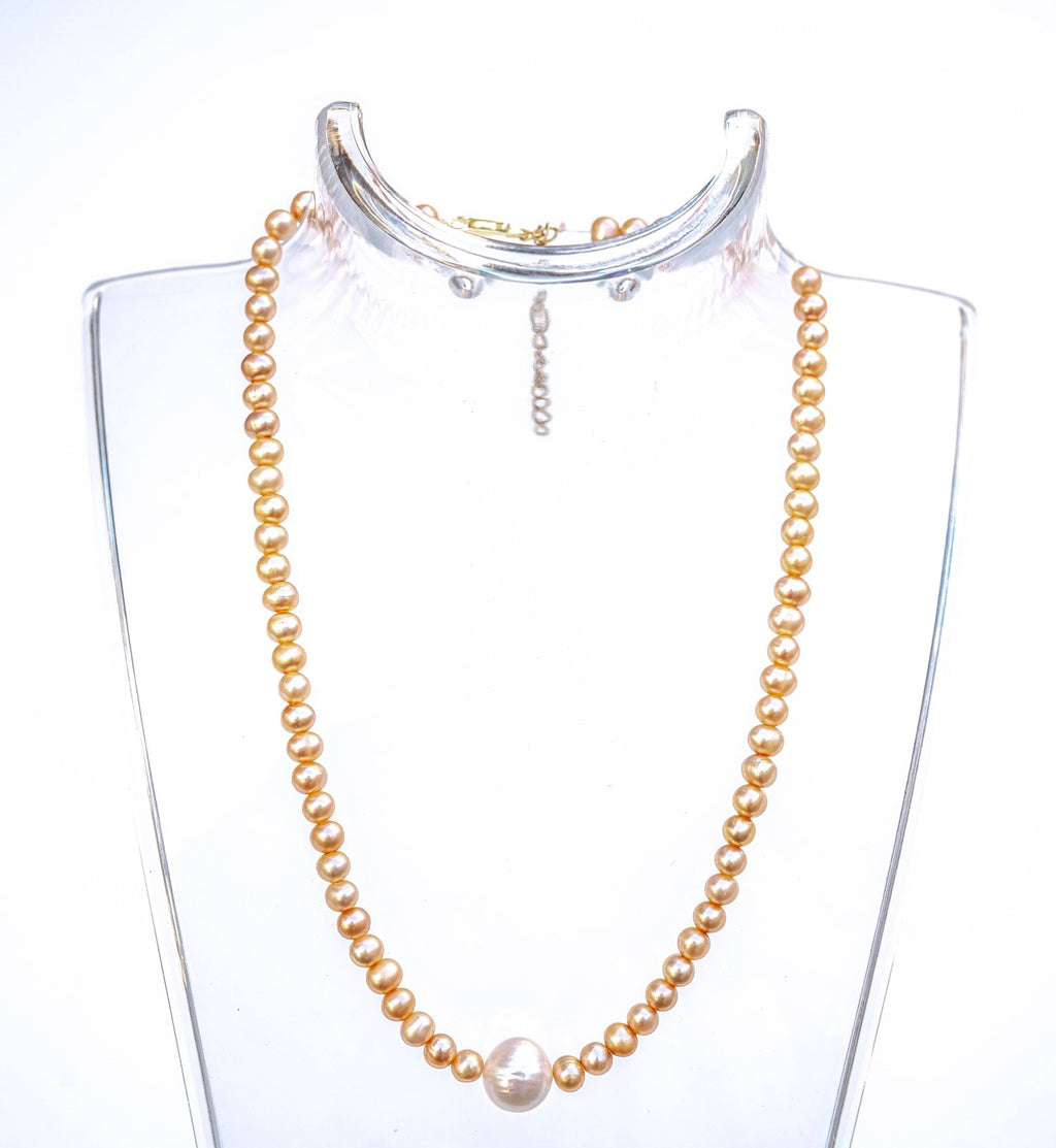 Belle Inspired Pearl Choker