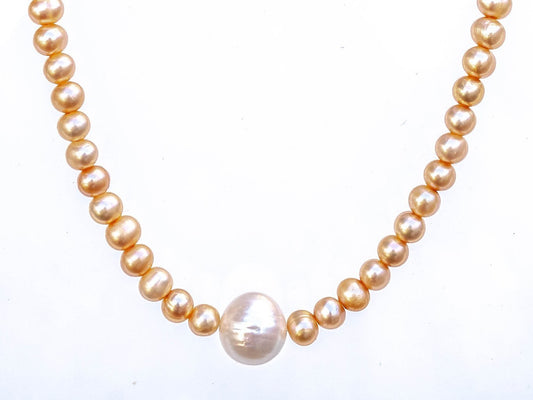 Belle Inspired Pearl Choker