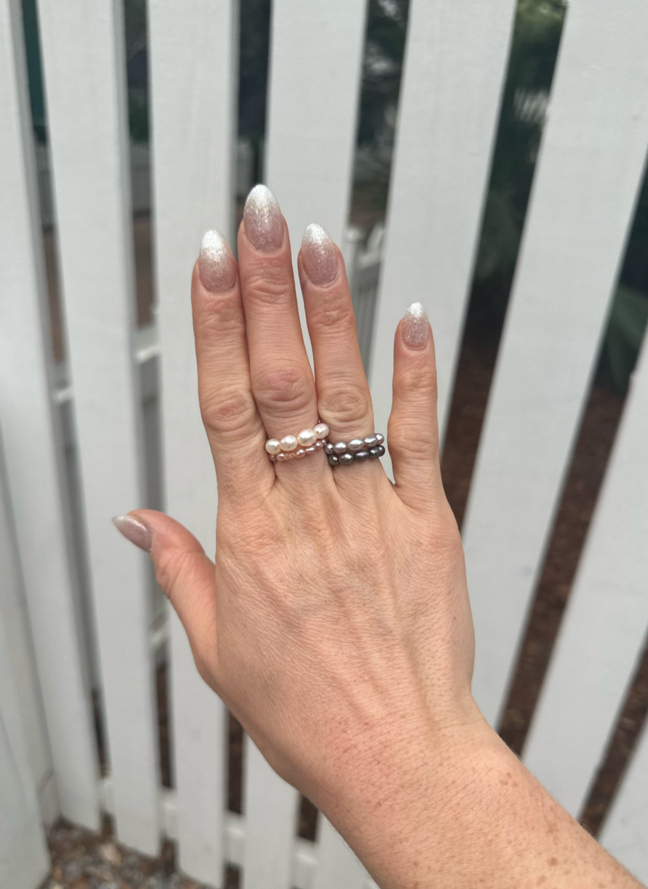 Tiny Freshwater Pearl Rings